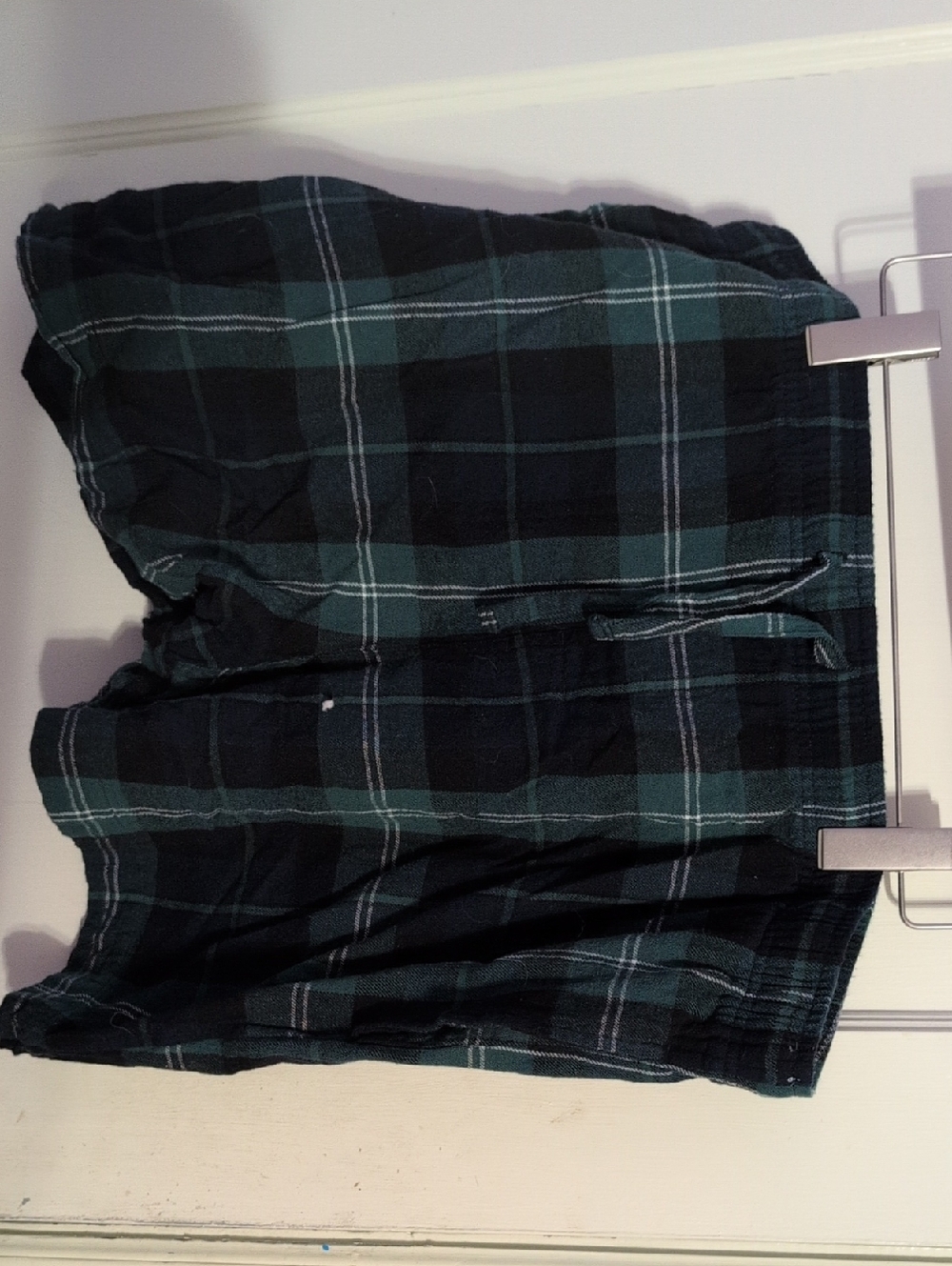 Old Navy Green & Black Plaid Shorts